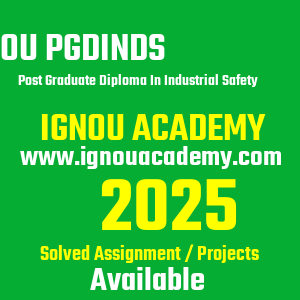 IGNOU PGDINDS SOLVED ASSIGNMENT 2025